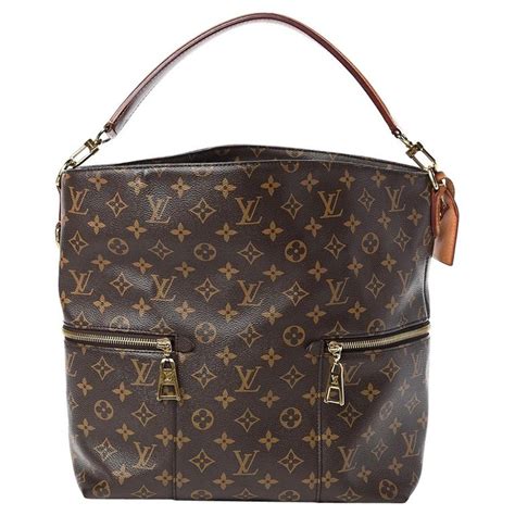 Mélie leather handbag Louis Vuitton Brown in Leather 